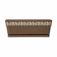 Vaso rettangolare da Balcone Stefanplast Gaia Marrone Plastica 18 x 17 x 49,5 cm (12 Unità) - Augustea Shop
