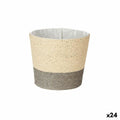 Vaso Ibergarden WY21-71 Grigio Corda Plastica 19,5 x 16,5 x 19,5 cm (24 Unità)
