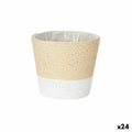 Vaso Ibergarden WY21-72 Bianco Corda Plastica 16 x 14,5 x 16 cm (24 Unità)