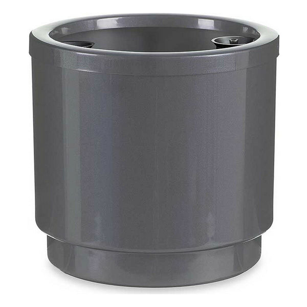 Vaso Autoirrigante Ibergarden 4126-PLA Argentato polipropilene 26 x 25 x 26 cm (4 Unità) - Augustea Shop