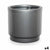 Vaso Autoirrigante Ibergarden 4132-PLA Argentato polipropilene 32 x 30,5 x 32 cm (4 Unità) - Augustea Shop