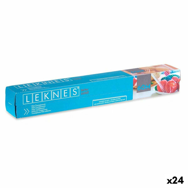 Pellicola Alimentare Leknes 190939000499 Trasparente Polietilene 8 mm 60 m (24 Unità) - Augustea Shop