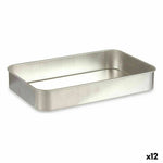 Teglia Kinvara 100153 Argentato Alluminio 41 x 6,5 x 26 cm (12 Unità) - Augustea Shop