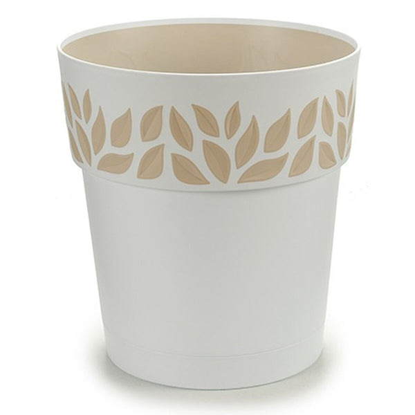 Vaso Autoirrigante Stefanplast Cloe Bianco Plastica 25 x 25 x 25 cm (6 Unità) - Augustea Shop