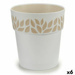Vaso Autoirrigante Stefanplast Cloe Bianco Plastica 25 x 25 x 25 cm (6 Unità) - Augustea Shop