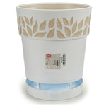 Vaso Autoirrigante Stefanplast Cloe Bianco Plastica 25 x 25 x 25 cm (6 Unità) - Augustea Shop