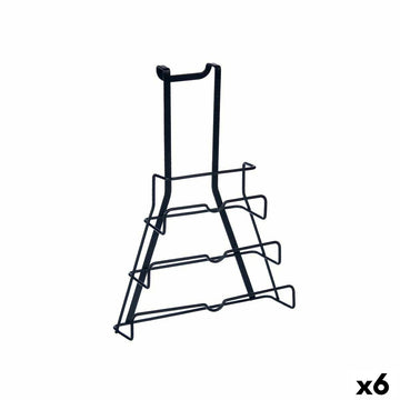 Supporto per Utensili da Cucina Kinvara W7134 Metallo Ferro 27 x 37 x 9 cm 27 x 35,5 x 9 cm Coperchio per Padella (6 Unità)