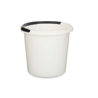 Secchio con Manico Bianco Antracite 10 L (18 Unità) - Augustea Shop