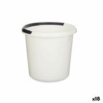 Secchio con Manico Bianco Antracite 10 L (18 Unità) - Augustea Shop