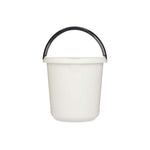 Secchio con Manico Bianco Antracite 10 L (18 Unità) - Augustea Shop
