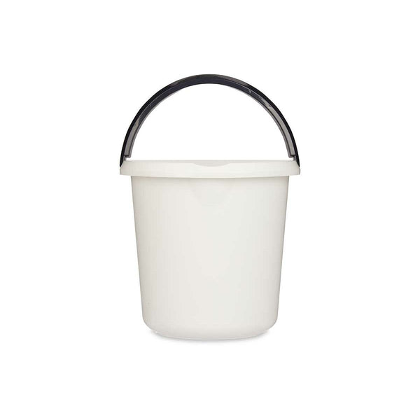 Secchio con Manico Bianco Antracite 10 L (18 Unità) - Augustea Shop