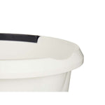 Secchio con Manico Bianco Antracite 10 L (18 Unità) - Augustea Shop