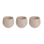 Set di Vasi Ibergarden ES0301214S3 Taupé Plastica 12 x 12 x 11 cm (6 Unità) - Augustea Shop