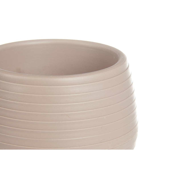 Set di Vasi Ibergarden ES0301214S3 Taupé Plastica 12 x 12 x 11 cm (6 Unità) - Augustea Shop