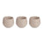 Set di Vasi Ibergarden ES0501214S3 Taupé Plastica 16,5 x 16,5 x 14,5 cm (4 Unità) - Augustea Shop