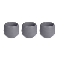 Set di Vasi Ibergarden ES0501102S3 Antracite Plastica 16,5 x 16,5 x 14,5 cm (4 Unità) - Augustea Shop