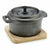 Teglia Kinvara 219SJ091 Marrone Nero Bambù Ferro battuto 13 x 10 x 8,5 cm (12 Unità) - Augustea Shop