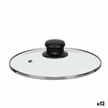Coperchio per Pentola Kinvara CN-SW1304-20CM Trasparente Argentato Cristallo 20 cm (12 Unità)