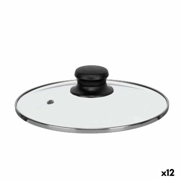 Coperchio per Pentola Kinvara CN-SW1304-20CM Trasparente Argentato Cristallo 20 cm (12 Unità) - Augustea Shop