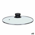 Coperchio per Pentola Kinvara CN-SW1304-22CM Trasparente Argentato Cristallo 22 cm (12 Unità)
