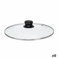 Coperchio per Pentola Kinvara CN-SW1304-26CM Trasparente Argentato Cristallo 26 cm (12 Unità)