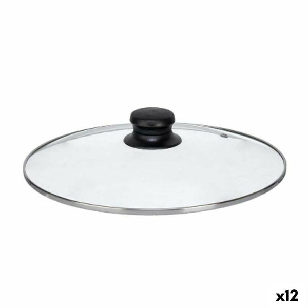 Coperchio per Pentola Kinvara CN-SW1304-26CM Trasparente Argentato Cristallo 26 cm (12 Unità) - Augustea Shop