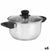 Casseruola con coperchio in vetro Kinvara 16689B1 Argentato 2,5 L 31 x 10,5 x 20 cm (6 Unità) - Augustea Shop
