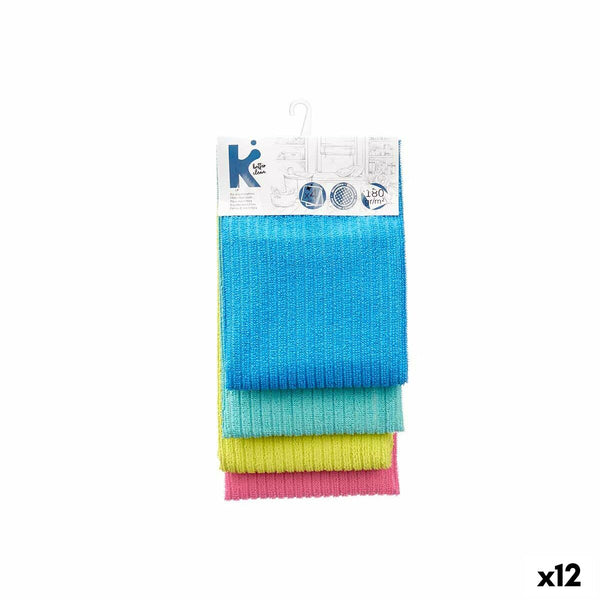 Set di Asciugamani da Cucina Azzurro Verde Rosa Turchese 40 x 60 cm (12 Unità) - Augustea Shop