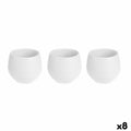 Set di Vasi Ibergarden ES0101221S3 Bianco Plastica 6,2 x 6,2 x 6,6 cm (8 Unità)