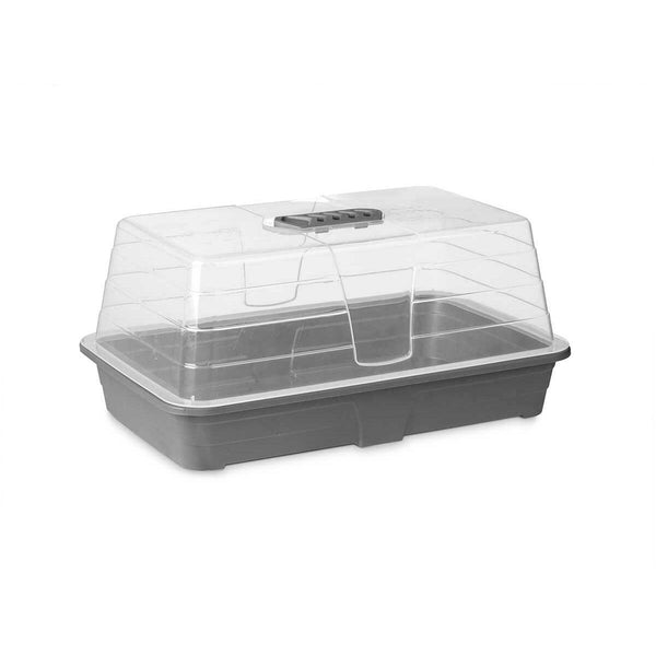 Serra Ibergarden FYT2058102 Grigio Trasparente Plastica 38,4 x 17,5 x 24,7 cm (8 Unità) - Augustea Shop