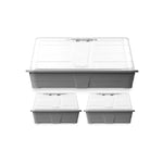 Set di Serre Ibergarden FYT3081032 Grigio Trasparente Plastica (8 Unità) - Augustea Shop
