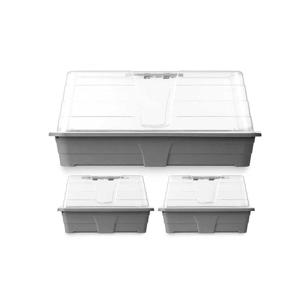 Set di Serre Ibergarden FYT3081032 Grigio Trasparente Plastica (8 Unità) - Augustea Shop