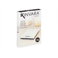 bilancia da cucina Kinvara EKS-022 5KG Bianco 5 kg Marmo (6 Unità) - Augustea Shop