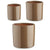 Set di Vasi Ibergarden CILINDRO-7006 Taupé Argilla Cilindro Ø 14 cm Ø 22 cm Ø 17 cm 3 Pezzi - Augustea Shop
