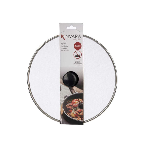 Coperchio per Padella Kinvara KT09-4244A SS29CM Acciaio 29 x 2 x 29 cm Griglia (24 Unità) - Augustea Shop