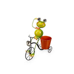Vaso Ibergarden 324-26939A Giallo Rosso Verde Metallo Bicicletta Rana 31,5 x 32 x 17 cm - Augustea Shop
