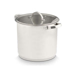 Casseruola con coperchio in vetro Kinvara 17396 Argentato 31 x 25 x 24 cm Induzione (4 Unità) - Augustea Shop