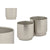 Set di Vasi 40055-S Argentato Ferro 18 x 16,5 x 18 cm 16 x 15,5 x 16 cm (6 Unità) - Augustea Shop
