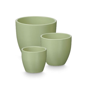 Set di Vasi Ibergarden Menta Argilla Ø 14 cm Ø 22 cm Ø 17 cm 3 Pezzi