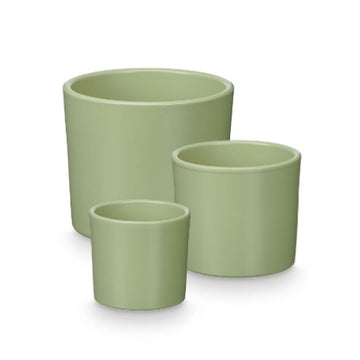 Set di Vasi Ibergarden Menta Argilla Ø 14 cm Ø 22 cm Ø 17 cm 3 Pezzi