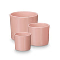 Set di Vasi Ibergarden Rosa Argilla Ø 14 cm Ø 22 cm Ø 17 cm 3 Pezzi