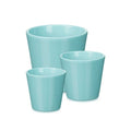 Set di Vasi Ibergarden Turchese Argilla Ø 14 cm Ø 22 cm Ø 17 cm 3 Pezzi