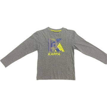 Maglia a Maniche Corte Uomo Kappa Benoit Grigio chiaro