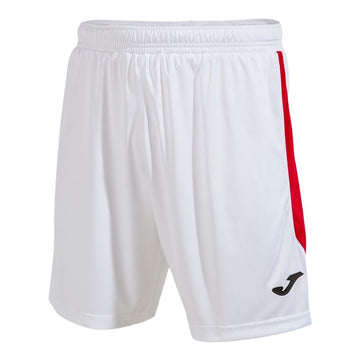 Pantaloncini Sportivi per Bambini Joma Sport Glasgow Bianco Rosso