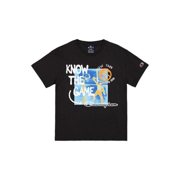 Maglia Sportiva a Maniche Corte Champion Nero
