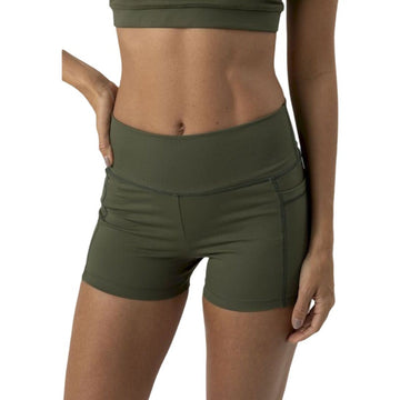 Short Sports Leggings Ditchil Florest Olive