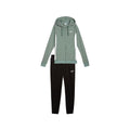 Women's Tracksuit Puma Chándal Puma Hooded Sweat Suit Tr Blue Green