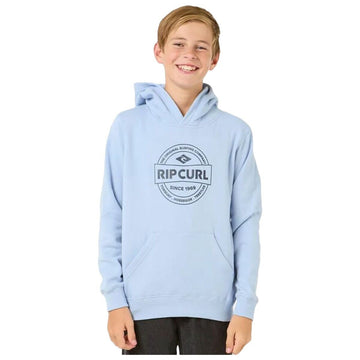 Felpa con Cappuccio Bambino Rip Curl Stapler Hood Azzurro