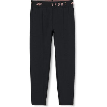 Leggings Sportivi per Bambini 4F Nero