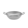 Padella Honda con Manici Vaello Acciaio Lucidato (Ø 30 cm)